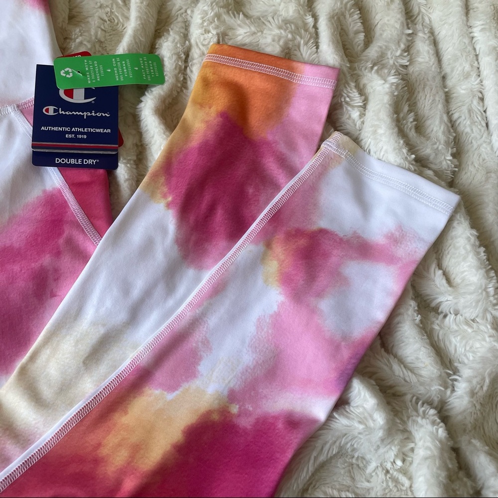 NWT Champion Double Dry Leggings in Marble Sherbet - Picture 3 of 9